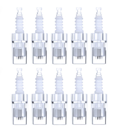10 Cartouches De Rechange Pour Le Stylo À Micro-Aiguilles Et 12 Aiguilles