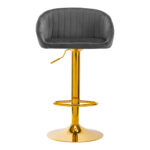 4Rico Bar Hocker Qs-B16G Gris Velours 2