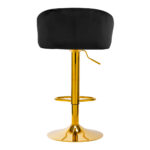 4Rico Bar Hocker Qs-B16G Noir Velours 3