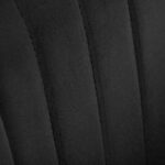 4Rico Bar Hocker Qs-B16G Noir Velours 4