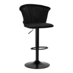 4Rico Bar Hocker Qs-B801 Velours Noir