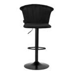 4Rico Bar Hocker Qs-B801 Velours Noir 2