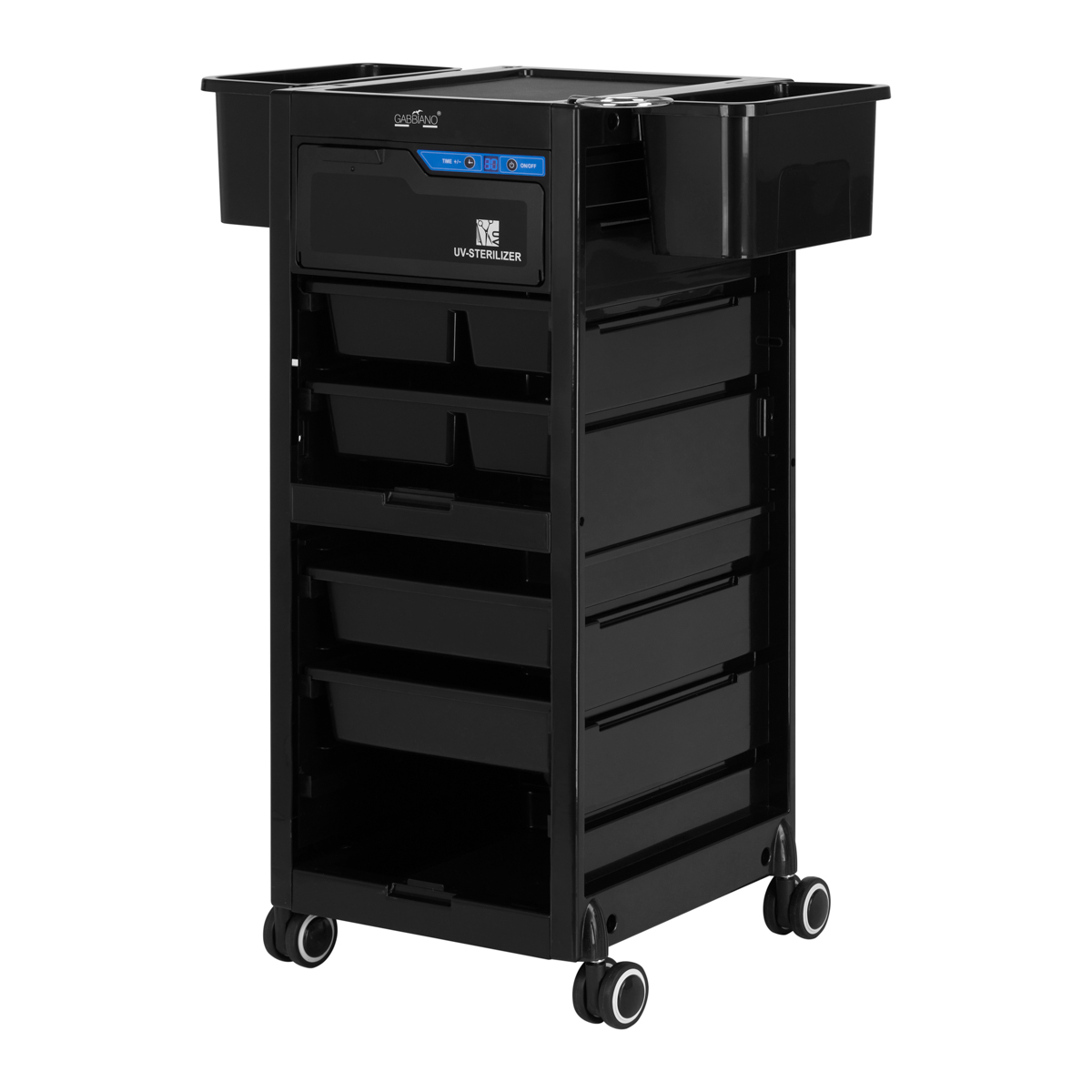 Aide-Coiffeur Gabbiano Avec Stérilisateur Uv 68Uv Noir Aide-Coiffeur Gabbiano Avec Stérilisateur Uv 68Uv Noir