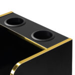 Aide-Coiffeuse Gabbiano Trix Or Noir 4