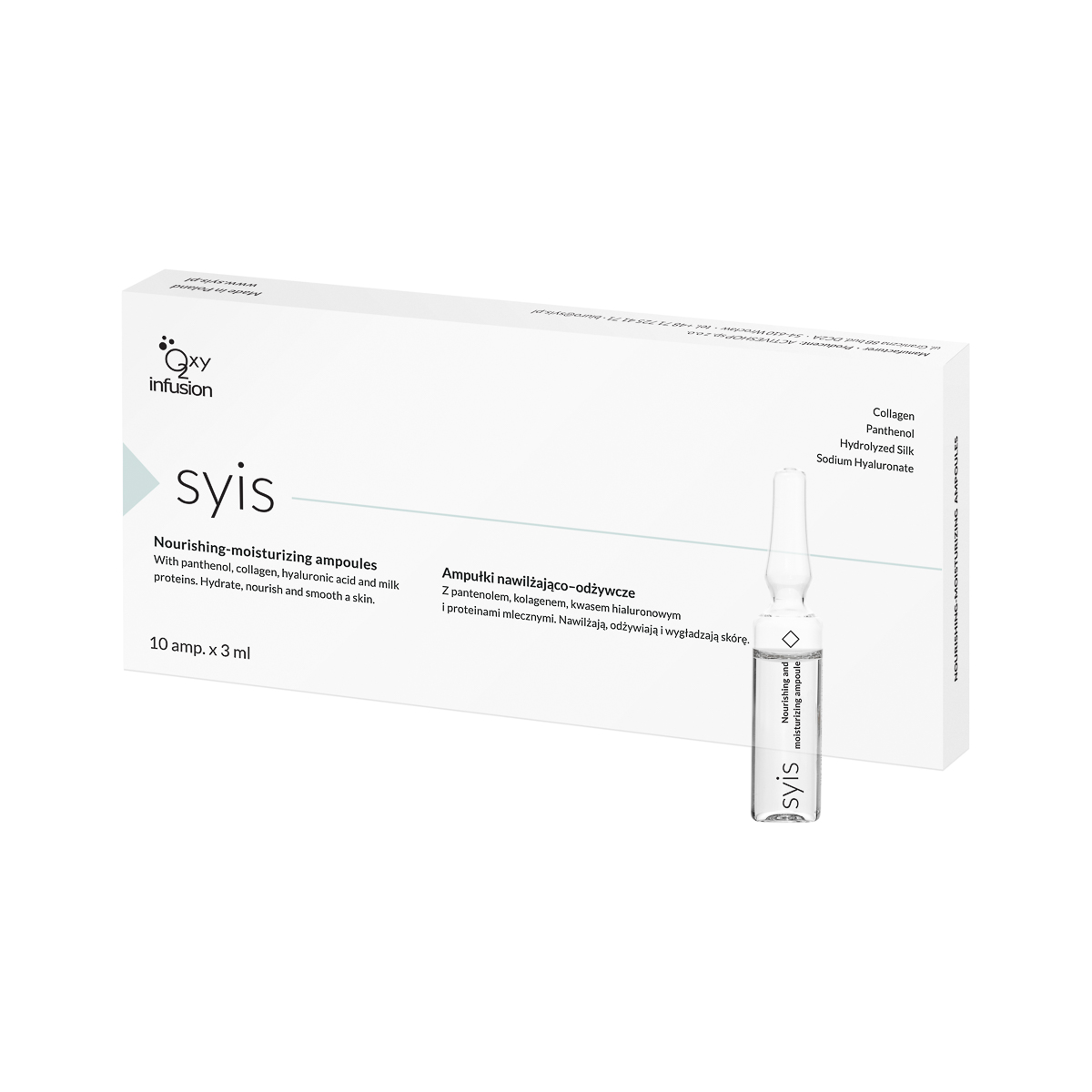 Ampoules Hydratantes Et Nourrissantes Syis 10 X 3 Ml Ampoules Hydratantes Et Nourrissantes Syis 10 X 3 Ml
