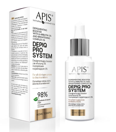 Apis Depiq Pro System Booster Dépigmentant À L'Α-Arbutine 1 % Et Au Complexe Éclaircissant 1 % 30 Ml
