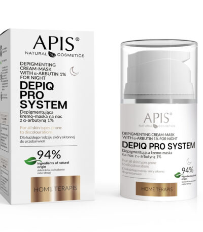 Apis Depiq Pro System Masque-Crème De Nuit Dépigmentant À L'Α-Arbutine 1 %