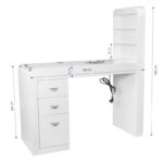 Bureau Cosmétique 310 Blanc Gauche 6