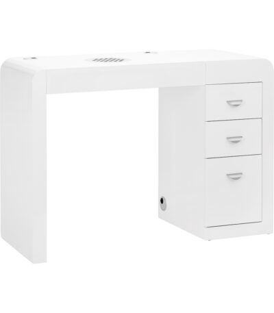 Bureau Cosmétique 312 Blanc Gauche