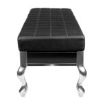 Canapé Gabbiano Pour Salle D'Attente F011 Noir 2