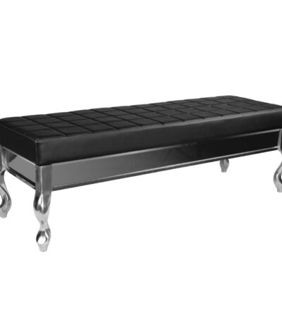 Canapé Gabbiano Pour Salle D'Attente F011 Noir