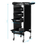 Chariot De Coiffure Gabbiano Fx11-2 Noir 5