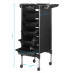 Chariot De Coiffure Gabbiano Fx11-5 Noir 4