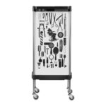 Chariot De Coiffure Gabbiano X11-9 Graphismes Blancs 3