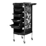 Chariot De Coiffure Gabbiano X11-9 Graphismes Noirs 1