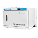 Chauffe-Serviettes Avec Stérilisateur Uv-C 16 L Blanc 3