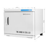 Chauffe-Serviettes Avec Stérilisateur Uv-C 23 L Blanc 3