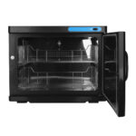 Chauffe-Serviettes Avec Stérilisateur Uv-C 23 L Noir 2