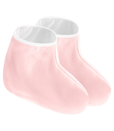 Chaussettes Éponge Roses (Lot De 2)
