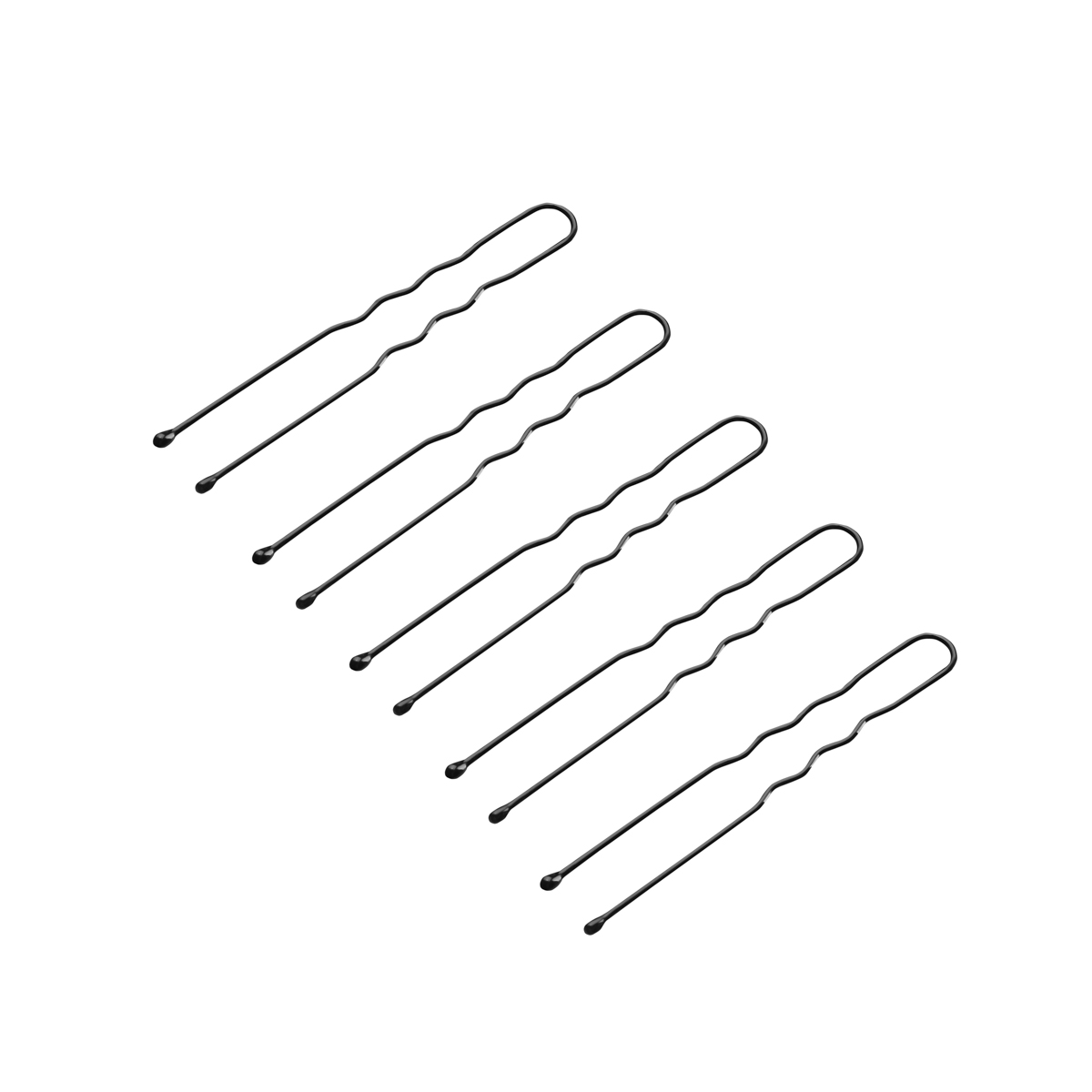 Chignons De Coiffure Pour Cheveux E-65 300 Pièces 5 Cm Noir Chignons De Coiffure Pour Cheveux E-65 300 Pièces 5 Cm Noir