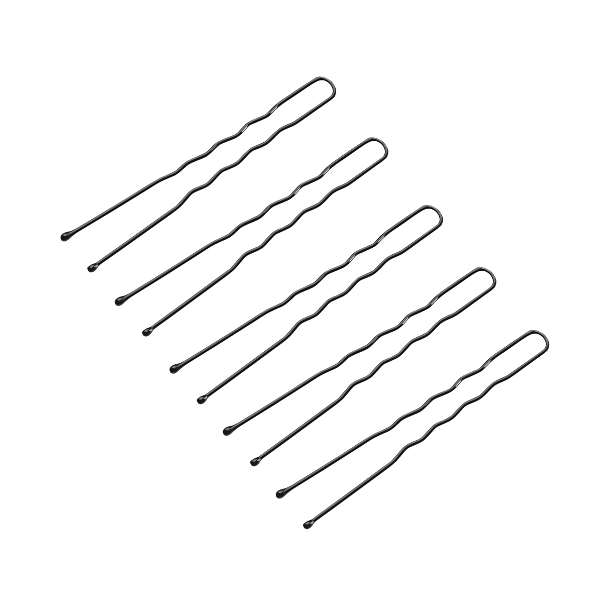 Chignons De Coiffure Pour Cheveux E-65 300 Pièces 6 Cm Noir Chignons De Coiffure Pour Cheveux E-65 300 Pièces 6 Cm Noir