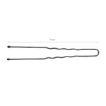 Chignons De Coiffure Pour Cheveux E-65 300 Pièces 7 Cm Noir 3