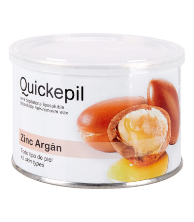 Cire Dépilatoire Quickepil Zinc-Argan En Pot De 400 Ml