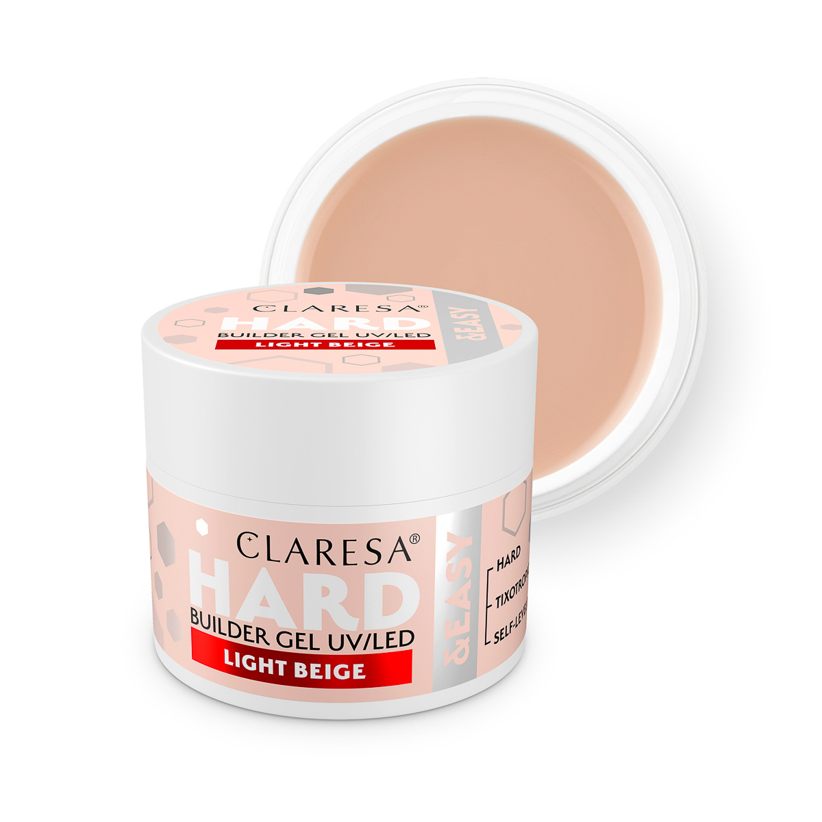 Claresa Hard&Easy Builder Gel Beige Clair 12 G Claresa Hard&Easy Builder Gel Beige Clair 12 G