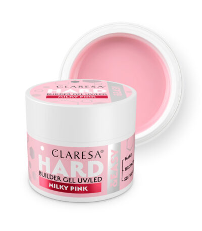Claresa Hard&Easy Builder Gel Rose Lacté 12G