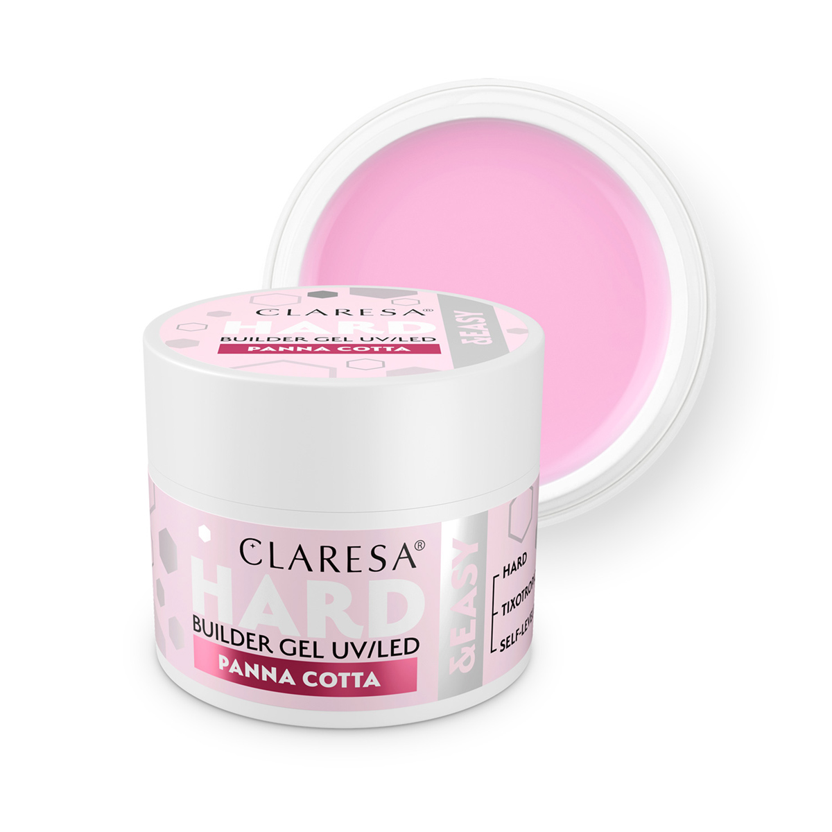 Claresa Hard&Easy Gel Constructeur Panna Cotta 45G Claresa Hard&Easy Gel Constructeur Panna Cotta 45G