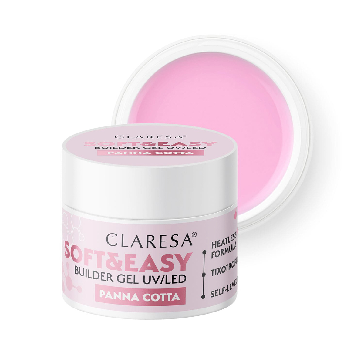 Claresa Soft&Easy Gel Constructeur Panna Cotta 45G Claresa Soft&Easy Gel Constructeur Panna Cotta 45G