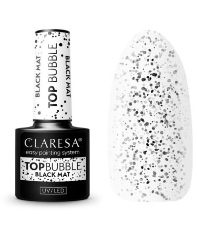 Claresa Top Bubble Noir Mat Sans Essuyage -5G