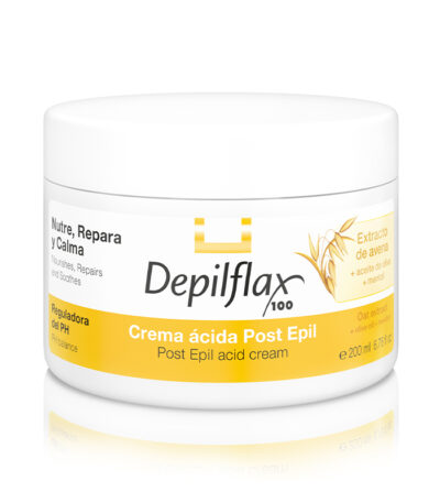 Depilflax 100 Crème À L'Acide Après Épilation 200 Ml