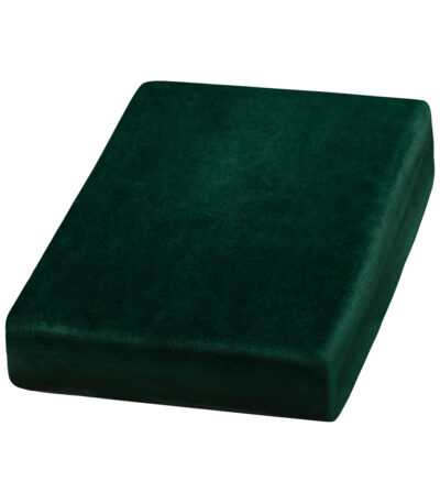 Drap En Velours Vert Bouteille