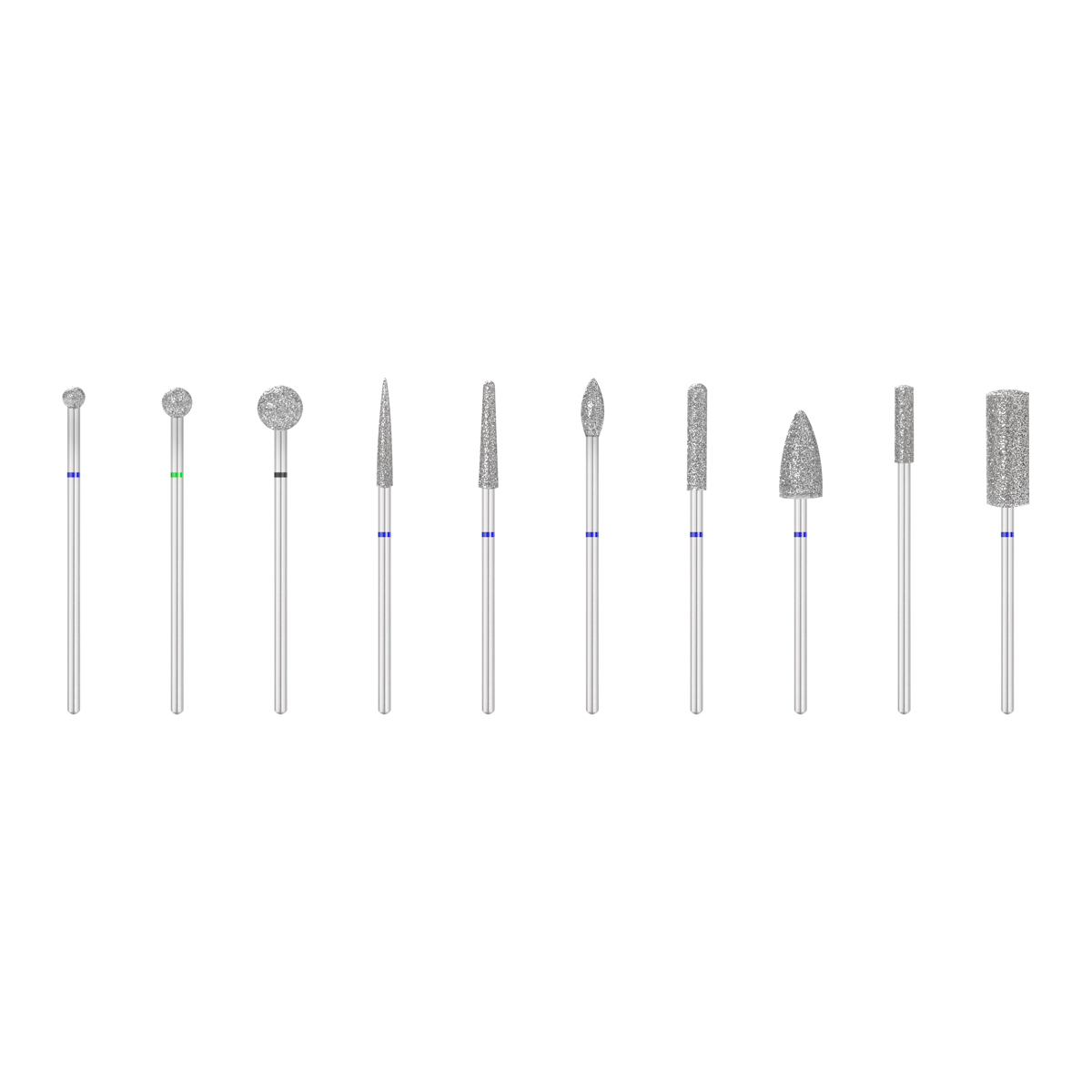 Ensemble De 10 Fins Diamantées Ensemble De 10 Fins Diamantées