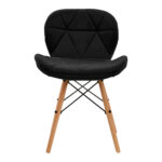 Fauteuil Cosmétique 4Rico Qs-186 En Velours Noir 2