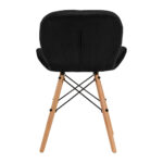 Fauteuil Cosmétique 4Rico Qs-186 En Velours Noir 3