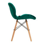 Fauteuil Cosmétique 4Rico Qs-186 En Velours Vert 1