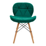 Fauteuil Cosmétique 4Rico Qs-186 En Velours Vert 2