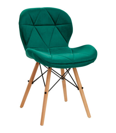 Fauteuil Cosmétique 4Rico Qs-186 En Velours Vert