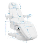 Fauteuil Cosmétique Azzurro Lux 3M Blanc Avec Chauffage 14