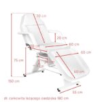 Fauteuil Cosmétique Basic 202 Avec Plateaux Blancs 6
