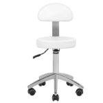 Fauteuil Cosmétique Électrique Lux 273B + Tabouret 304 Blanc 3