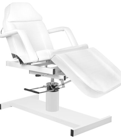 Fauteuil Cosmétique Hydraulique 210D Avec Berceau Blanc