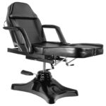 Fauteuil Cosmétique Hydraulique 234C Pédicure Noir 3