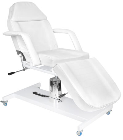 Fauteuil Cosmétique Hydraulique Basique 210 Blanc Sur Roulettes