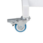 Fauteuil Cosmétique Hydraulique Basique 210 Blanc Sur Roulettes 4