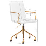 Fauteuil Cosmétique Qs-Of211G Or Blanc 8