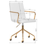 Fauteuil Cosmétique Qs-Of211G Or Gris Clair 8