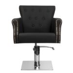 Fauteuil De Barbier Avec Système Capillaire Ber 8541 Noir 5